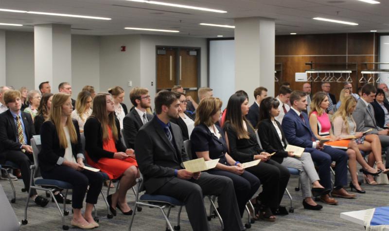 New UNK inductees to Gamma Omicron Chapter of Epsilon Pi Tau