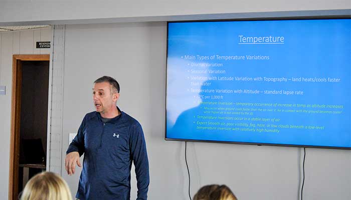 Dr. Smith shares importance of understanding temperature in the air