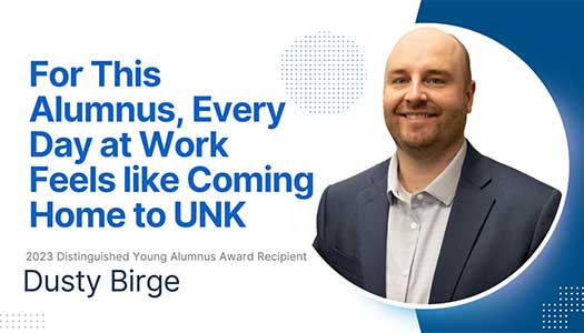 For This Alumnus, Every Day at Work Feels like Coming Home to UNK