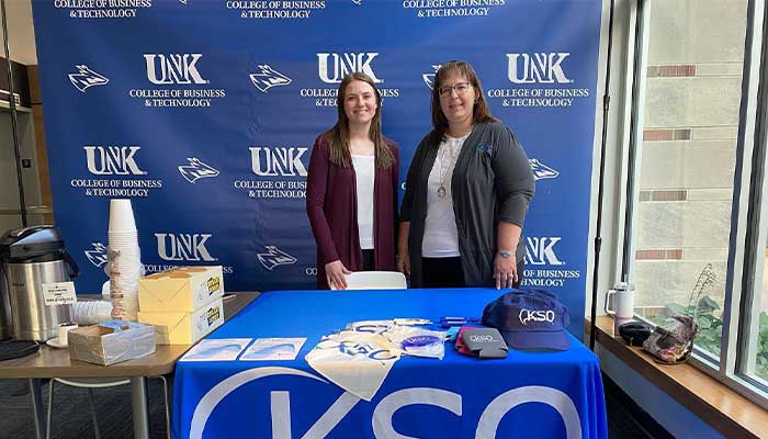 KSO recruiting students at Company Connection