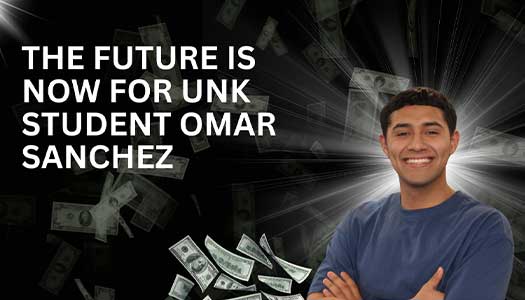 The Future is Now for UNK Student Omar Sanchez