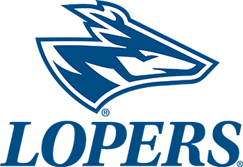 Loper head and lopers word mark stacked