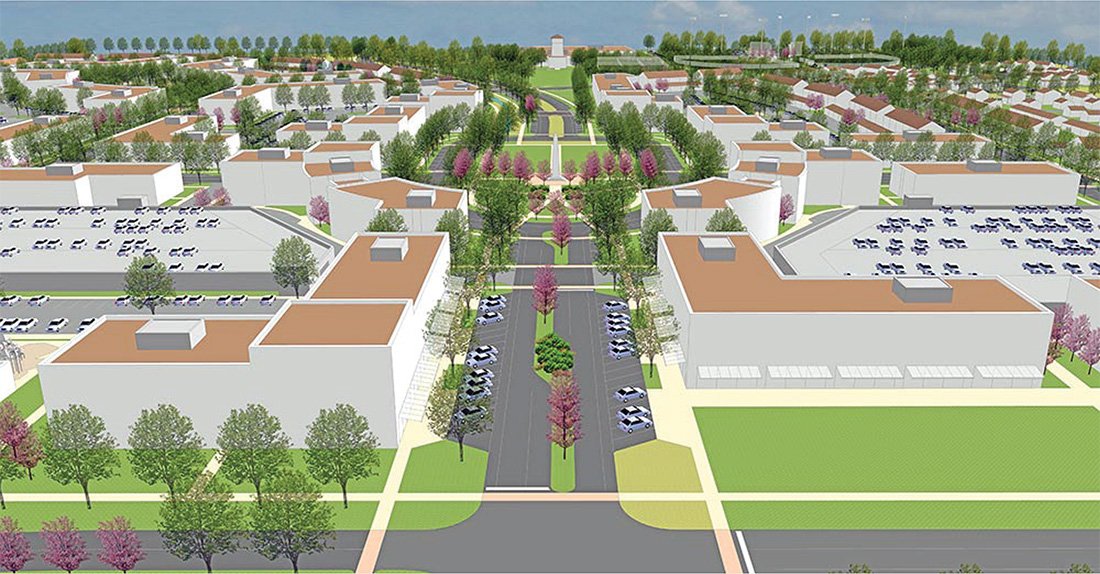 Rendering of University Village