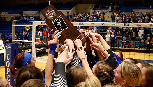 University of Nebraska at Kearney 2017 MIAA volleyball champions