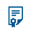 icon of a note with a seal