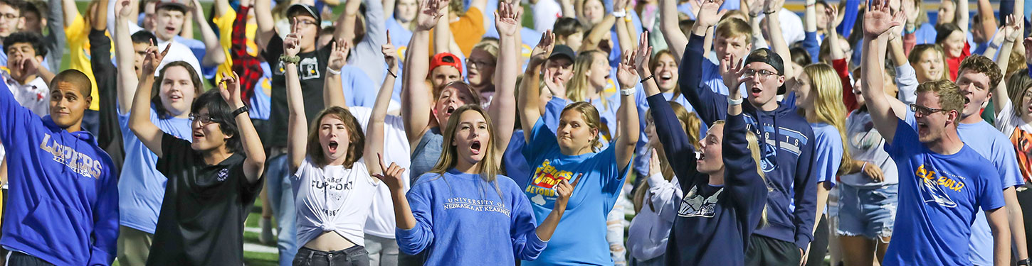 Students at the LPAC parade of Lopers event