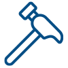 Icon of a hammer