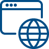 network globe icon