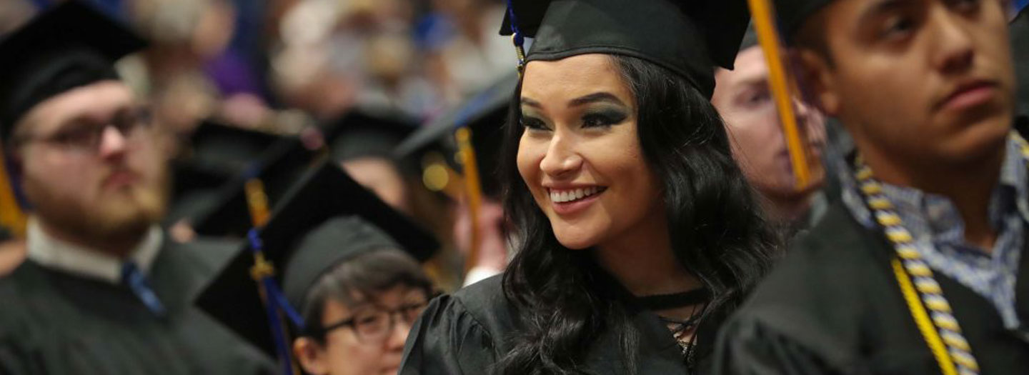 Students at Commencement