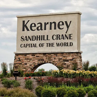 welcome to kearney sign