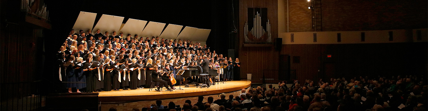 Choir Students Performing