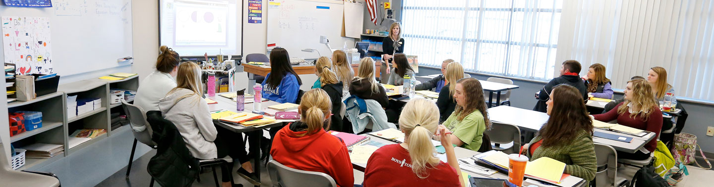 Faculty teaching with Whiteboard