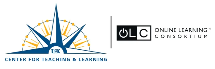 logos for the center for teaching and learning and the online learning consortium