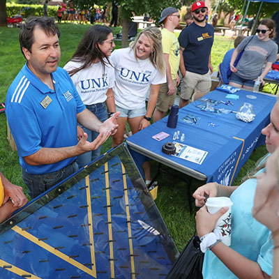 Faculty Booth at Blue Gold Showcase