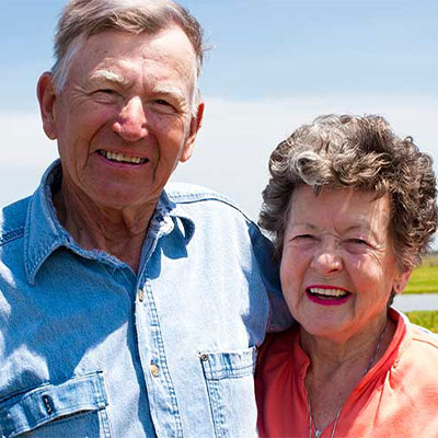 Image of an elderly couple