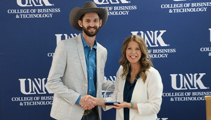 Alumni Entrepreneur Award winner Noah Young