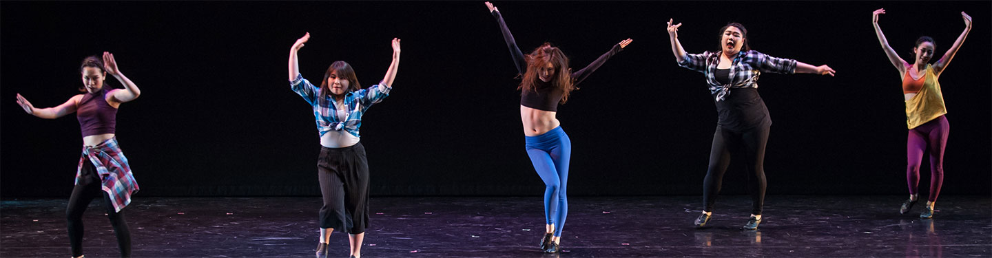 Dance Students performing in Push Pull
