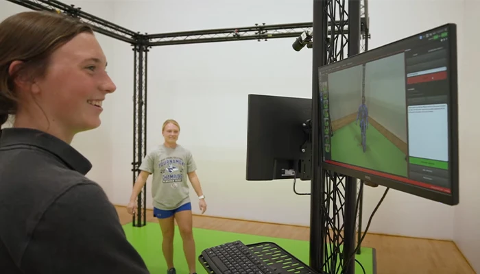 thumbnail of a youtube video showing A T students using the dari system