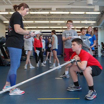 students participate in a loper performance program