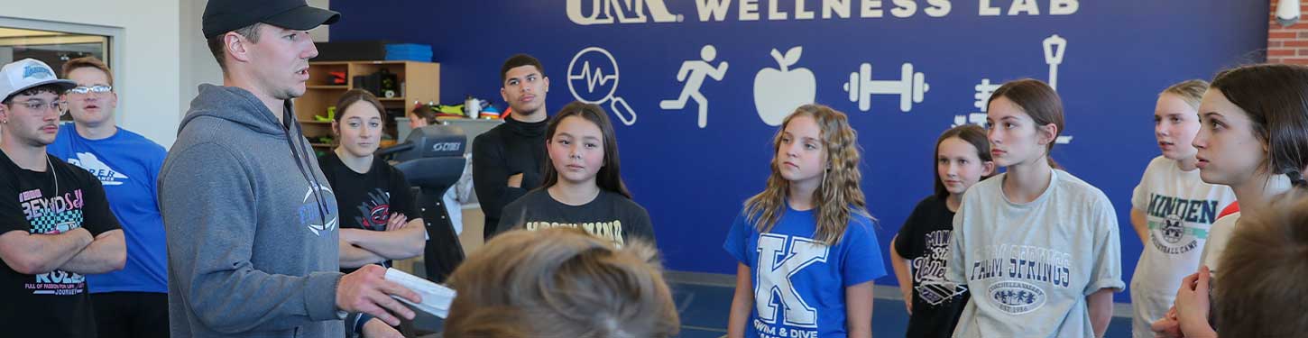 image of students in the physical activity wellness lab