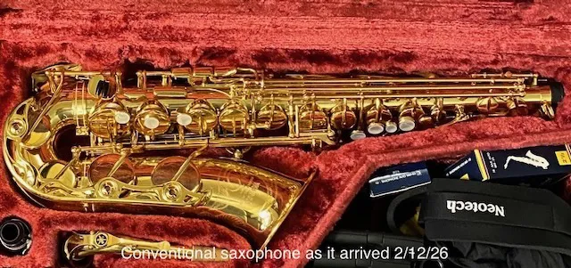 unmodified saxophone