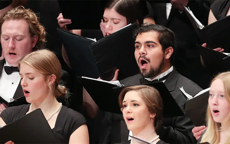 Student Choir Singing