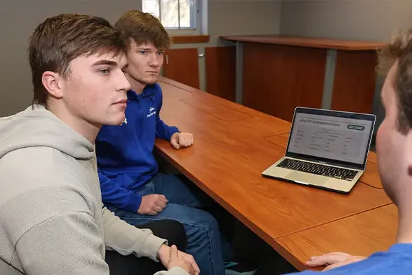 student talk during a class