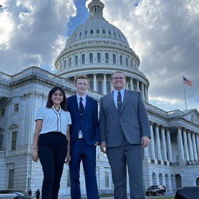 image of students in Washington D.C.