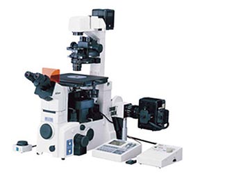 the Nikon TE 2000 Fluorescence microscope