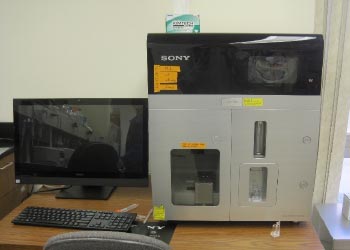 photo of the SONY Benchtop SH800S cell sorter