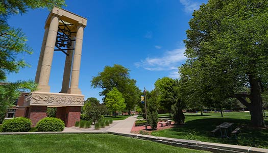 unk bell tower on a sunny day