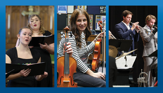 collage of music students
