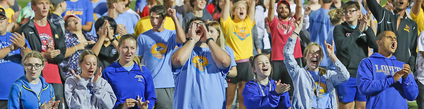 students celebrate at the NSE Playfair event