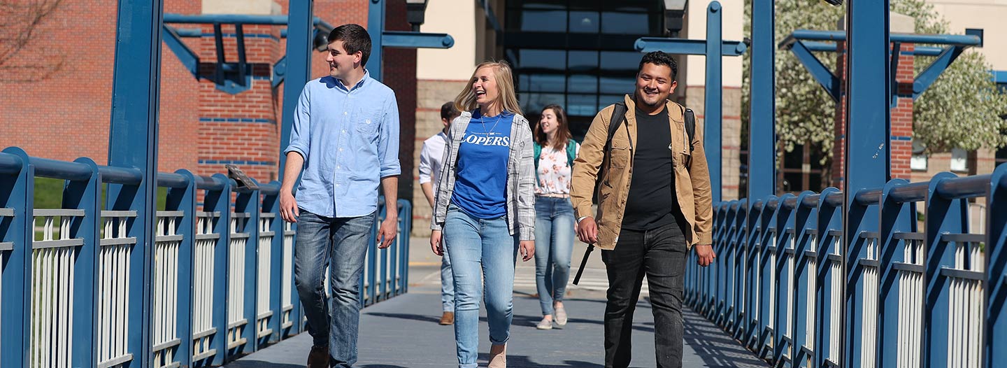 Students at the Fountain