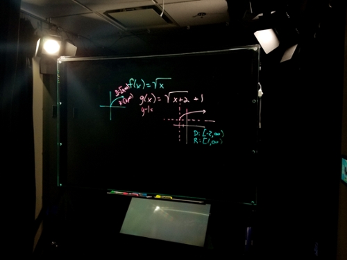 lightboard studio