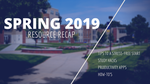 Resource Recap for Starting a New Semester