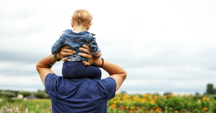 father and child