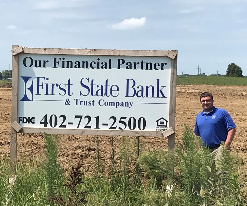 Garrett Schwanke interning at First State Bank