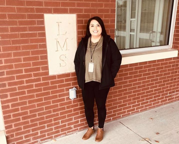 Valeria Denman interning at Lexington Public Schools