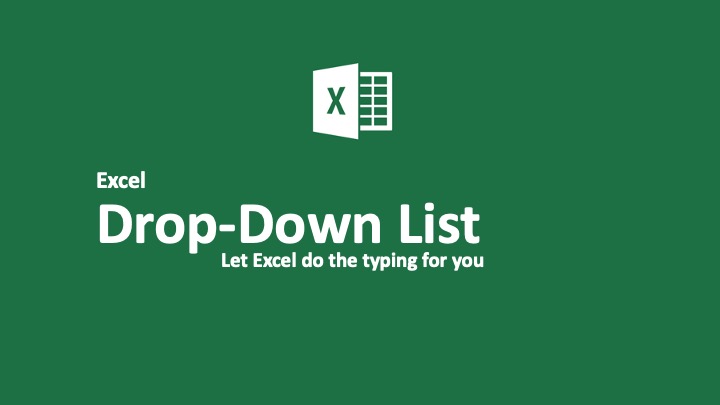 Excel - Drop-down list