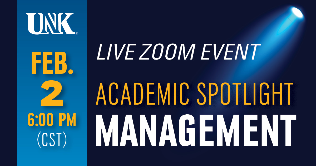 February 2 Zoom event, Academic Spotlight on Management