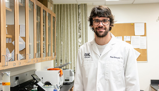 Biology M.S. program opens new doors for Blase Rokusek