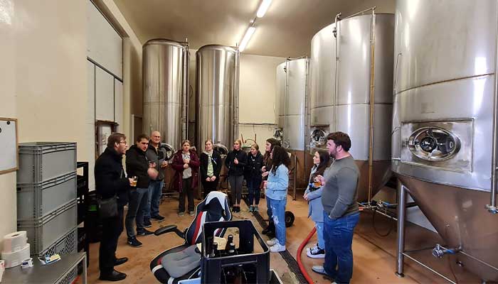 Students touring Chonout Facility 