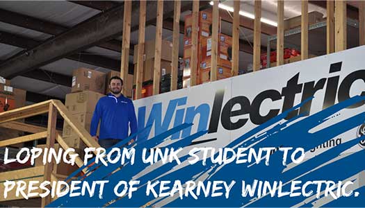 Loping From UNK Student to President of Kearney Winlectric