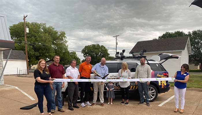 A picture from Ribbon Cutting Ceremony hosted by Kearney Area Chamber of Commerce