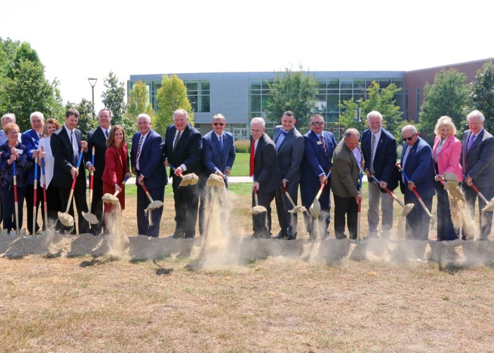 Troy Bruntz breaking ground for UNK-UNMC Rural Health Building