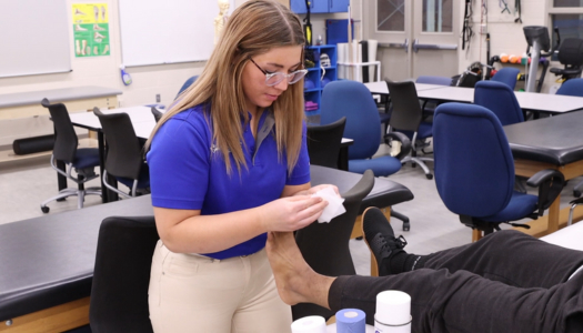 UNK’s 3+2 Master of Athletic Training program helps Cassandra McDonald knockout her unique goals