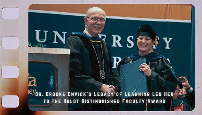 Dr. Brooke Envick’s Legacy of Learning Led Her to the Holdt Distinguished Faculty Award