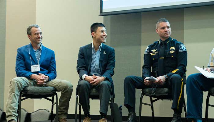 Ryo at a conference