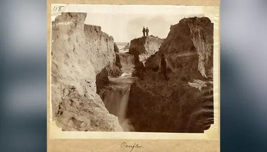 Thumbnail of an archival photo of the Kearney Canal Under Construction